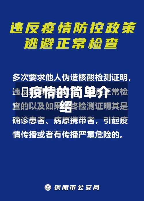 査疫情的简单介绍