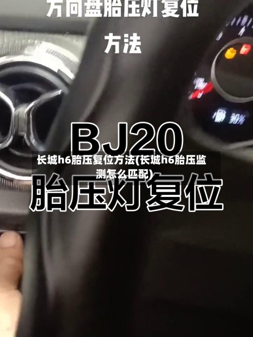 长城h6胎压复位方法(长城h6胎压监测怎么匹配)-第2张图片