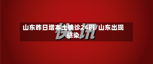 山东昨日增本土确诊24例/山东出现感染-第3张图片