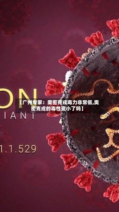 【广州专家：奥密克戎毒力非常低,奥密克戎的毒性变小了吗】-第3张图片