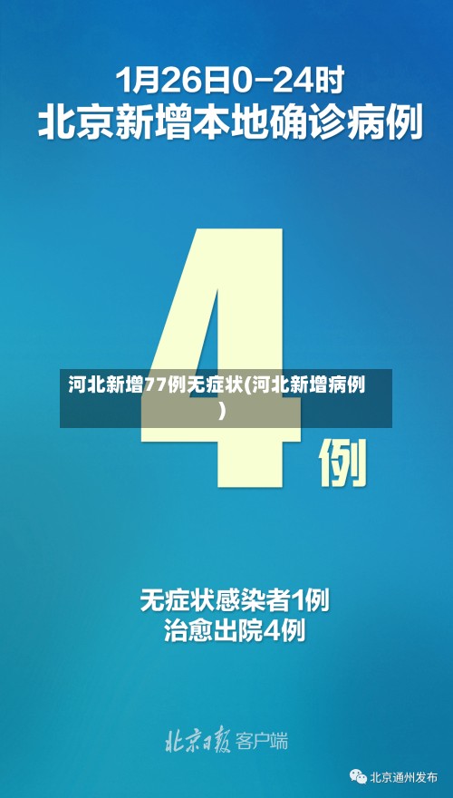 河北新增77例无症状(河北新增病例)