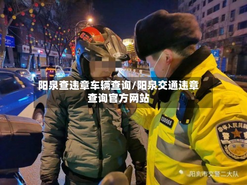 阳泉查违章车辆查询/阳泉交通违章查询官方网站-第2张图片