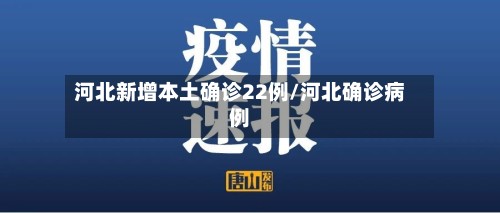 河北新增本土确诊22例/河北确诊病例