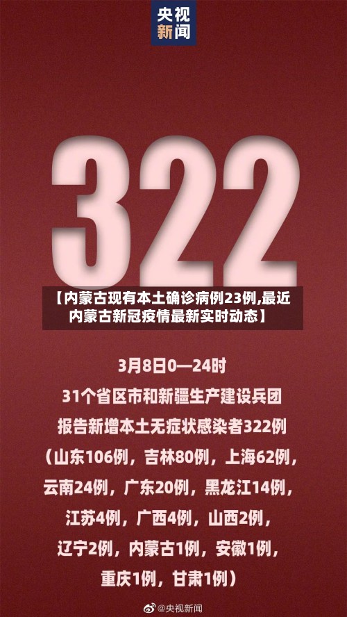 【内蒙古现有本土确诊病例23例,最近内蒙古新冠疫情最新实时动态】