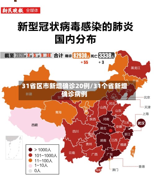 31省区市新增确诊20例/31个省新增确诊病例