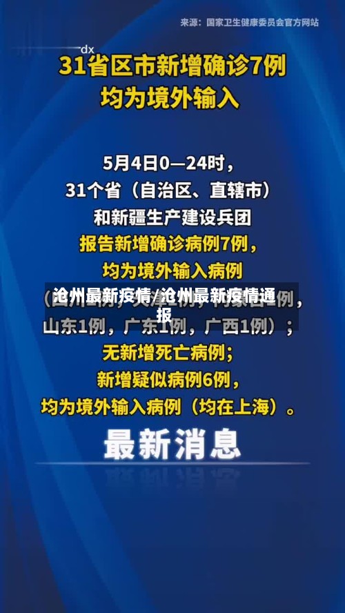 沧州最新疫情/沧州最新疫情通报