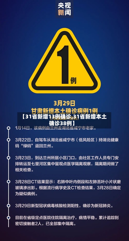【31省新增13例确诊,31省新增本土确诊38例】-第3张图片
