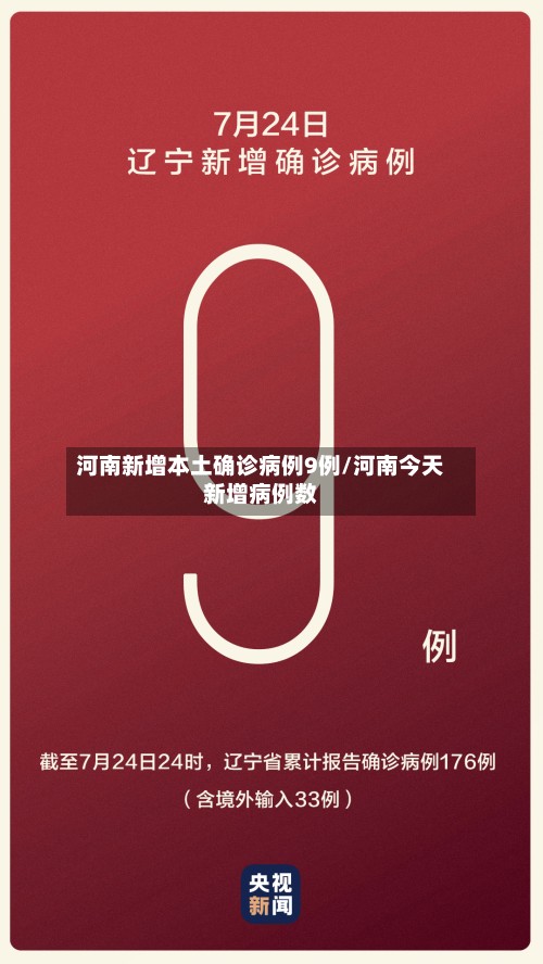 河南新增本土确诊病例9例/河南今天新增病例数-第2张图片