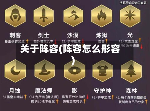 关于阵容(阵容怎么形容)-第2张图片