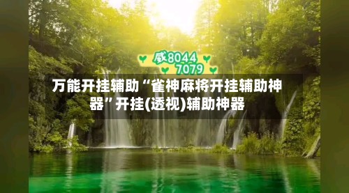 万能开挂辅助“雀神麻将开挂辅助神器”开挂(透视)辅助神器-第3张图片