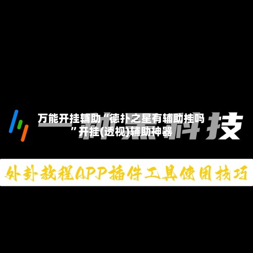 万能开挂辅助“德扑之星有辅助挂吗	”开挂(透视)辅助神器-第2张图片