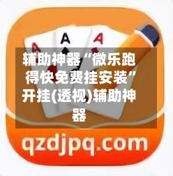 辅助神器“微乐跑得快免费挂安装”开挂(透视)辅助神器-第2张图片