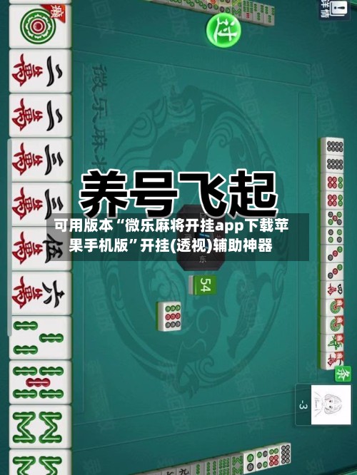 可用版本“微乐麻将开挂app下载苹果手机版”开挂(透视)辅助神器