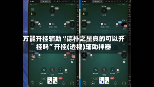 万能开挂辅助“德扑之星真的可以开挂吗”开挂(透视)辅助神器-第2张图片