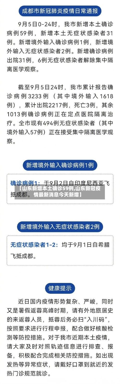【山东新增本土确诊59例,山东新冠疫情最新消息今天新增】-第3张图片