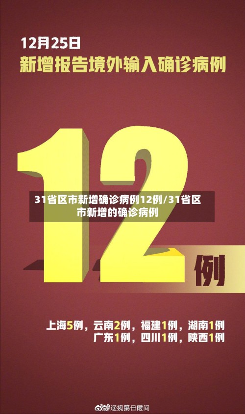 31省区市新增确诊病例12例/31省区市新增的确诊病例-第3张图片
