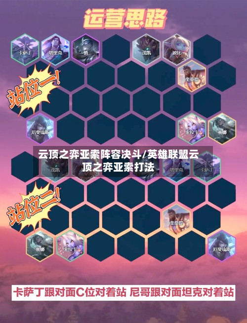 云顶之弈亚索阵容决斗/英雄联盟云顶之弈亚索打法-第2张图片